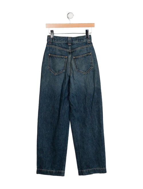Khaite High-Rise Wide Leg Jeans
