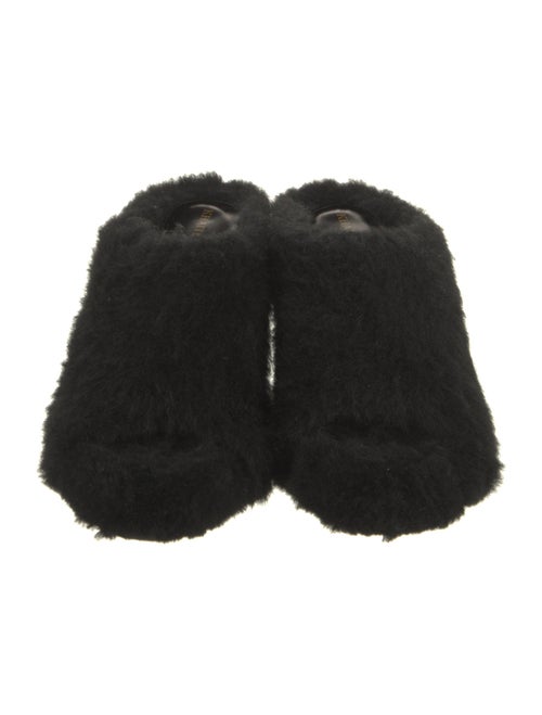 Khaite Shearling Mules