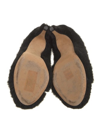 Khaite Shearling Mules