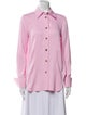 Khaite Long Sleeve Button-Up Top