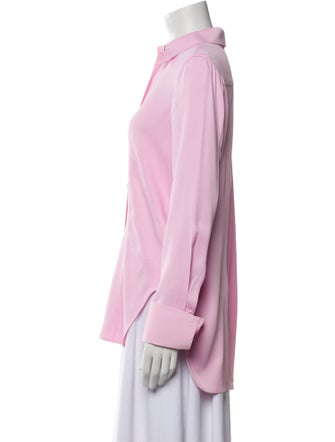 Khaite Long Sleeve Button-Up Top