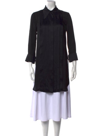 Khaite Silk Three-Quarter Sleeve Tunic