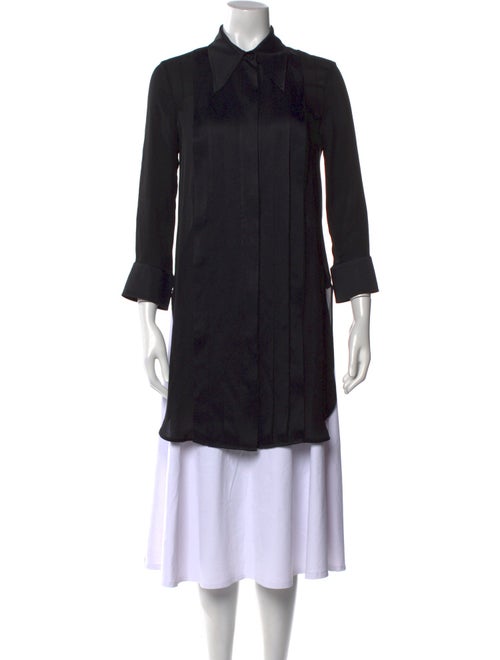 Khaite Silk Three-Quarter Sleeve Tunic