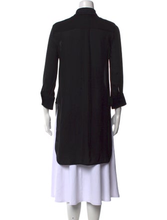 Khaite Silk Three-Quarter Sleeve Tunic