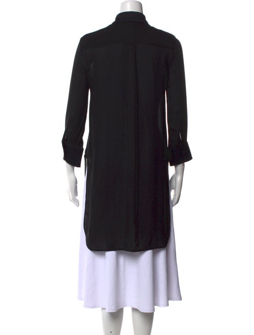 Khaite Silk Three-Quarter Sleeve Tunic