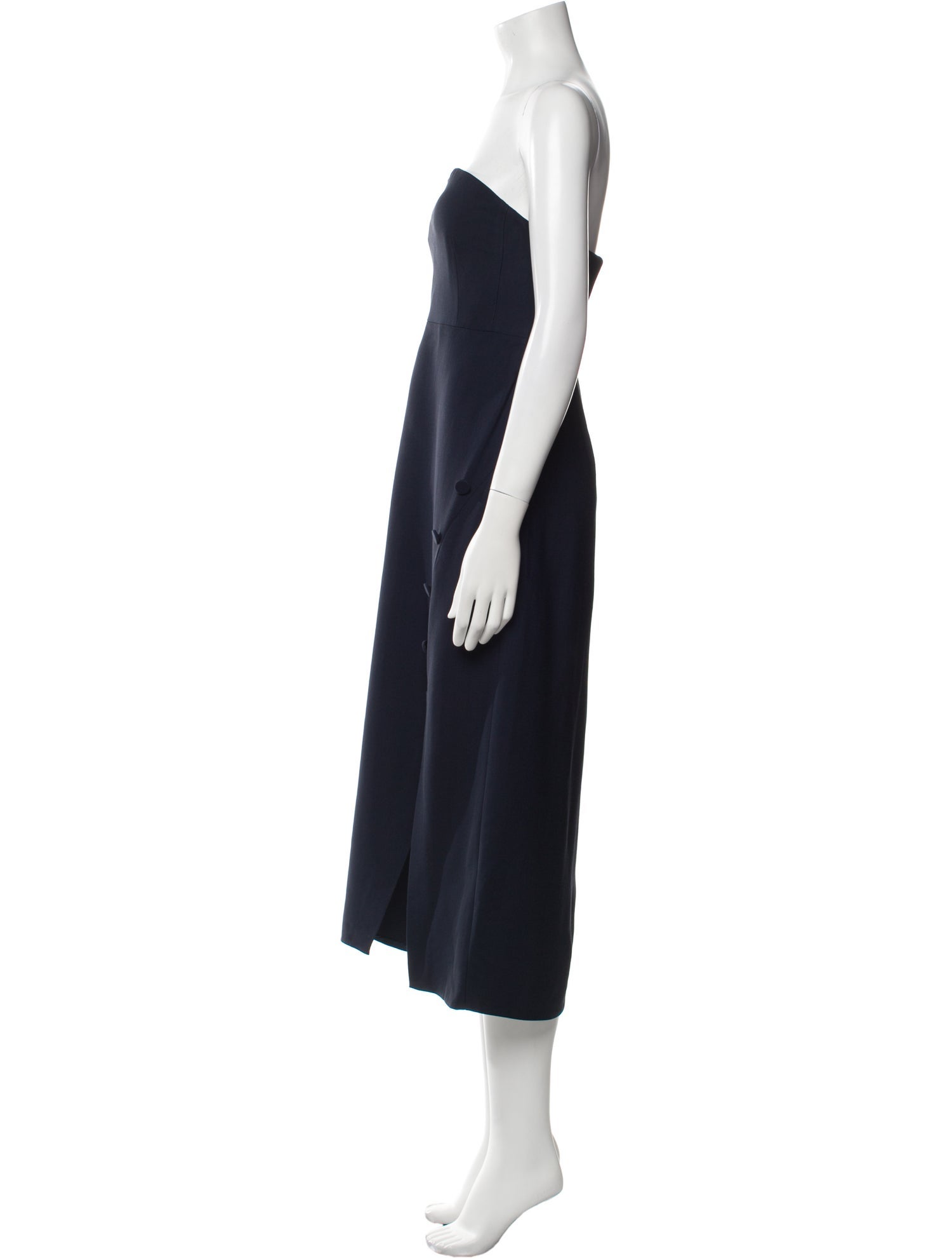 Khaite Strapless Midi Length Dress w/ Tags