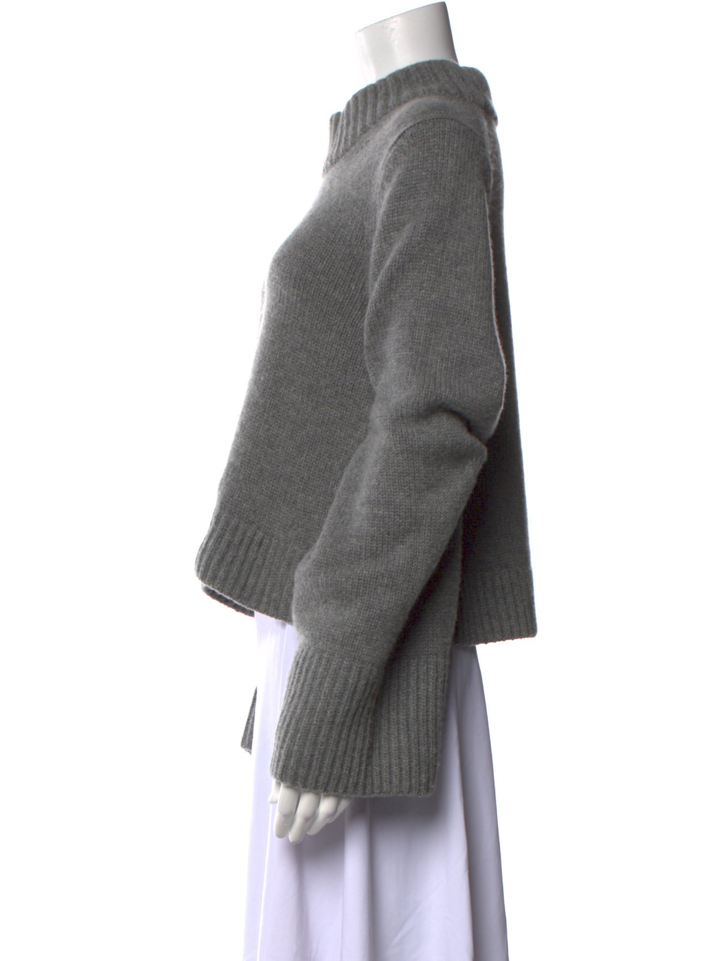 Khaite Cashmere Mock Neck Sweater