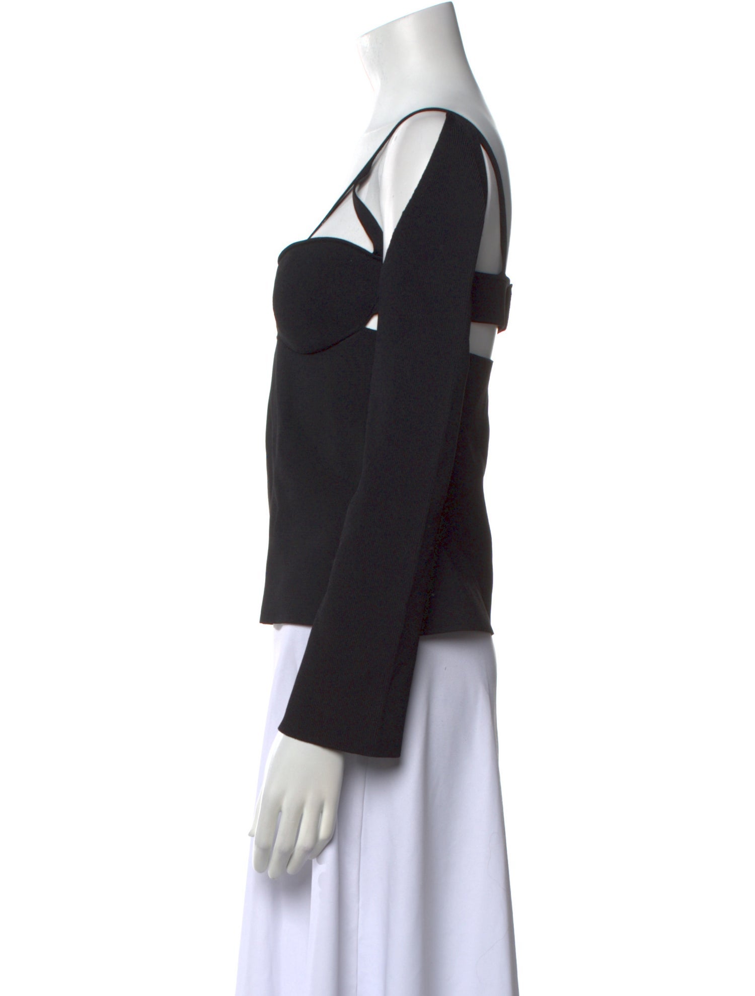 Khaite V-Neck Long Sleeve Top