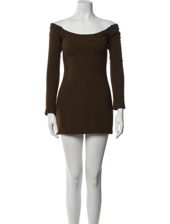 Khaite Virgin Wool Mini Dress