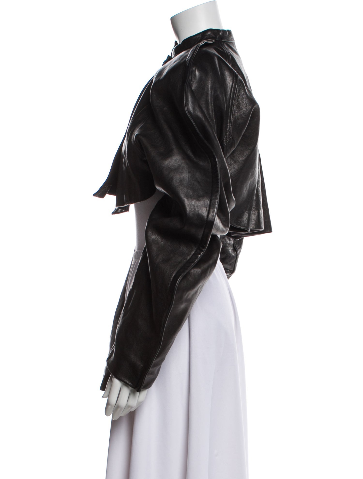 Khaite Leather Bolero