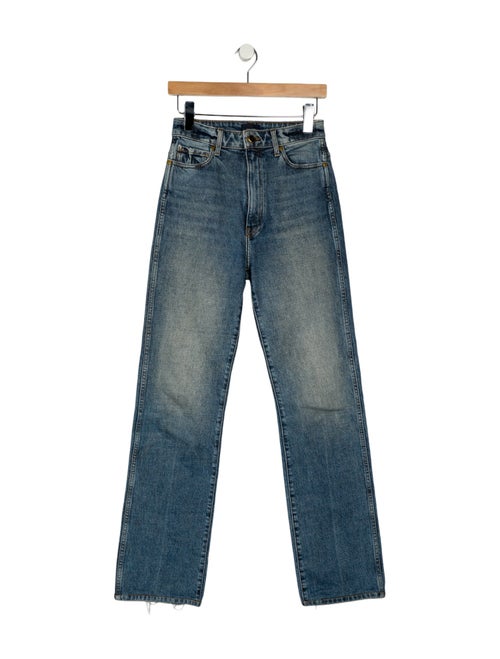 Khaite High-Rise Wide Leg Jeans