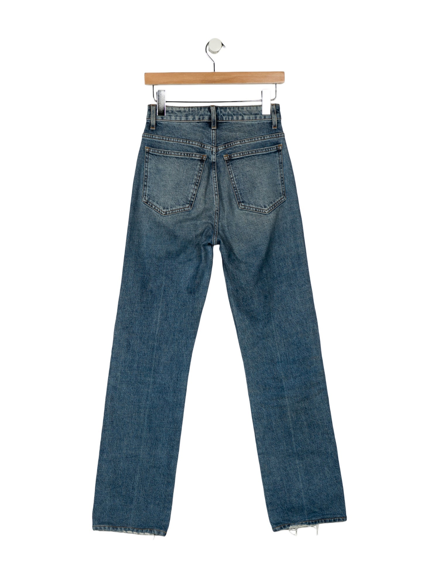 Khaite High-Rise Wide Leg Jeans