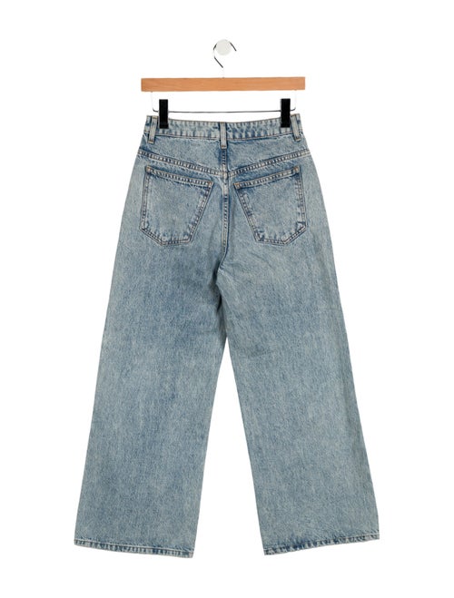 Khaite High-Rise Wide Leg Jeans
