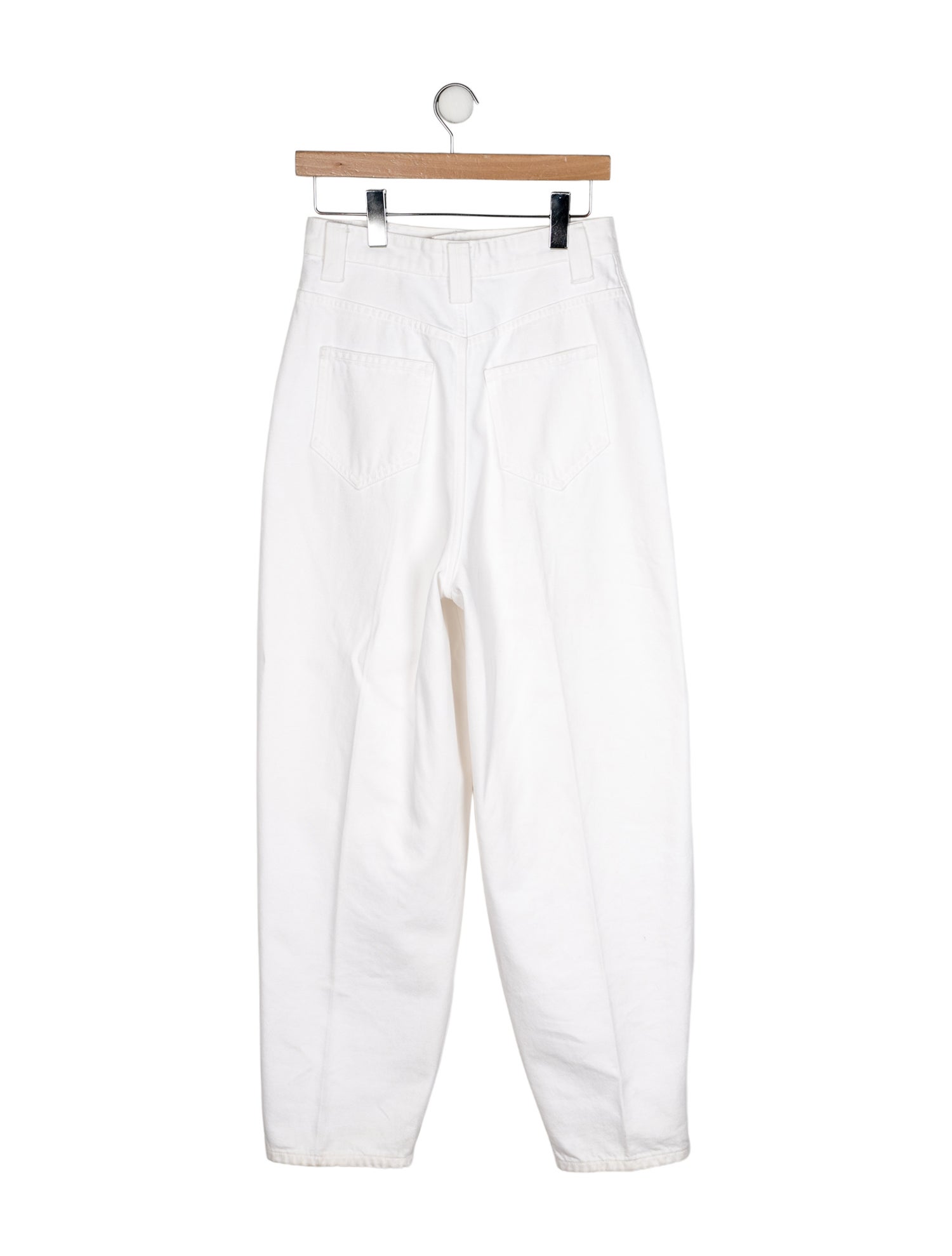 Khaite High-Rise Straight Leg Jeans