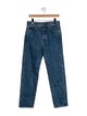 Khaite High-Rise Straight Leg Jeans