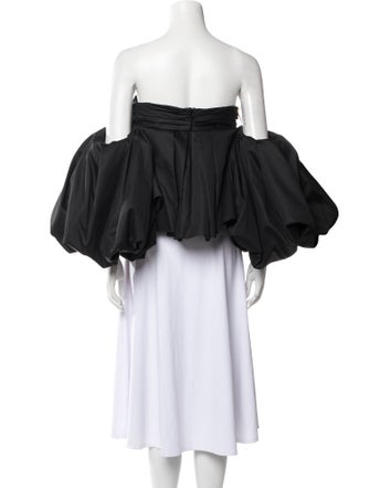 Khaite Strapless Crop Top