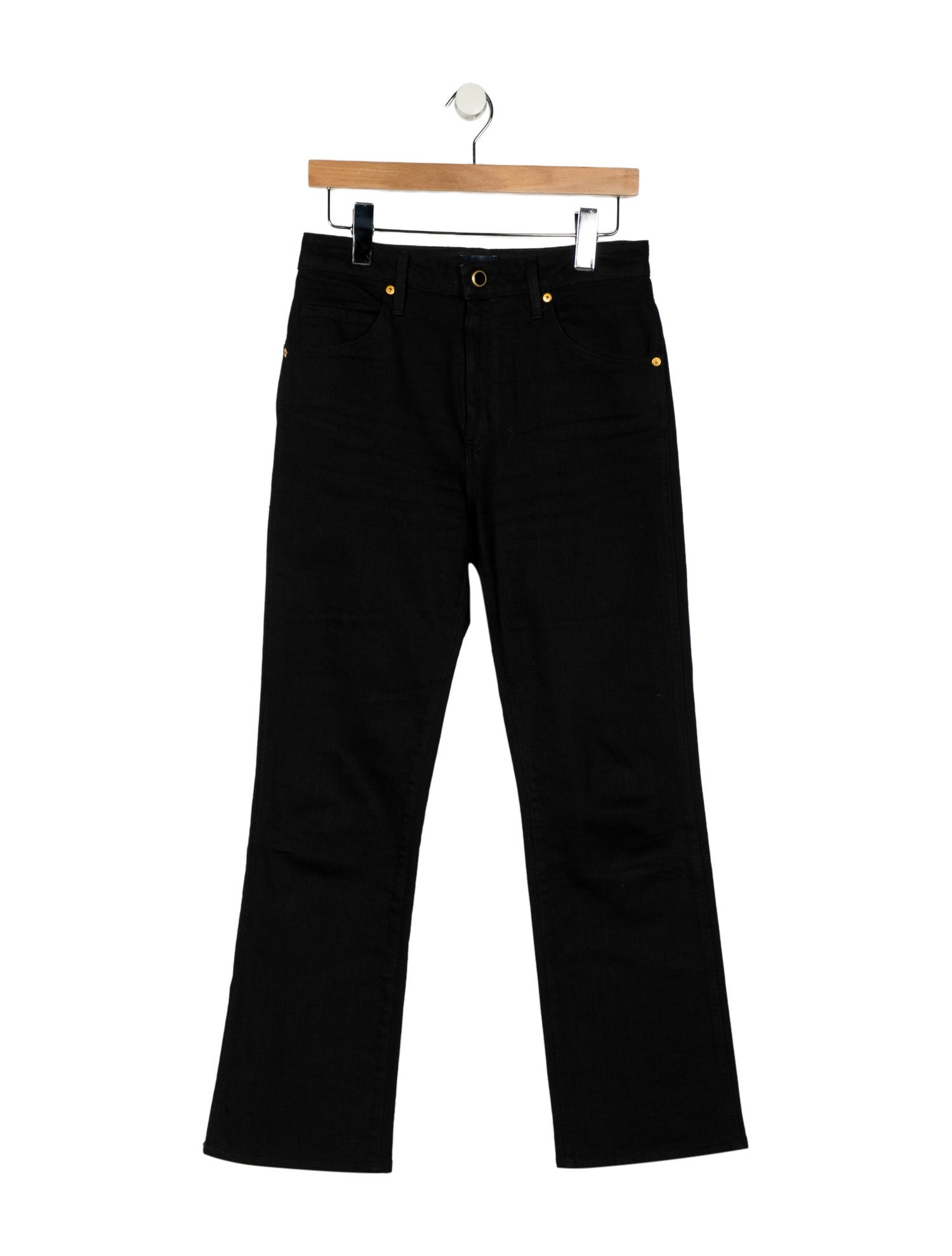 Khaite High-Rise Wide Leg Jeans