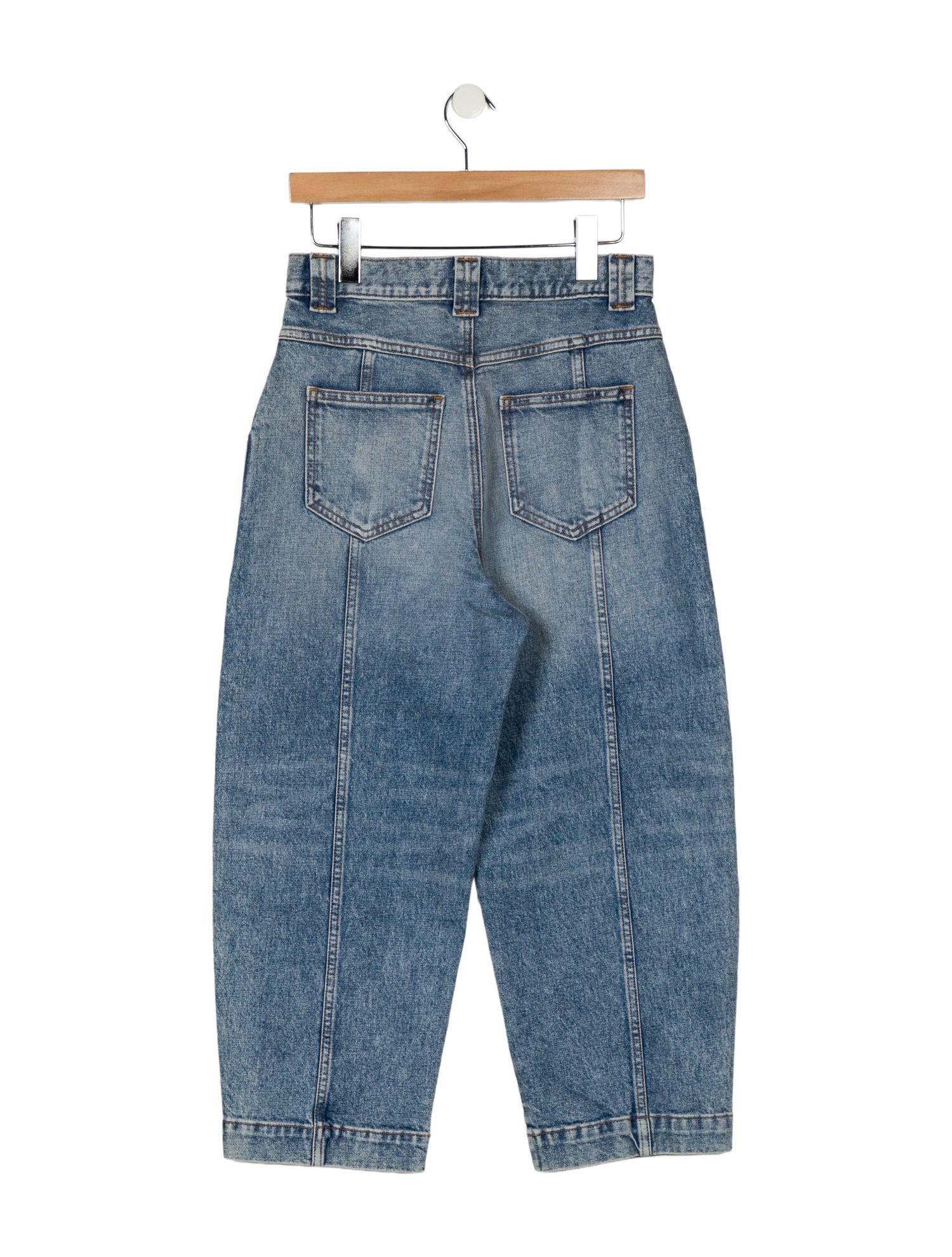 Khaite High-Rise Wide Leg Jeans