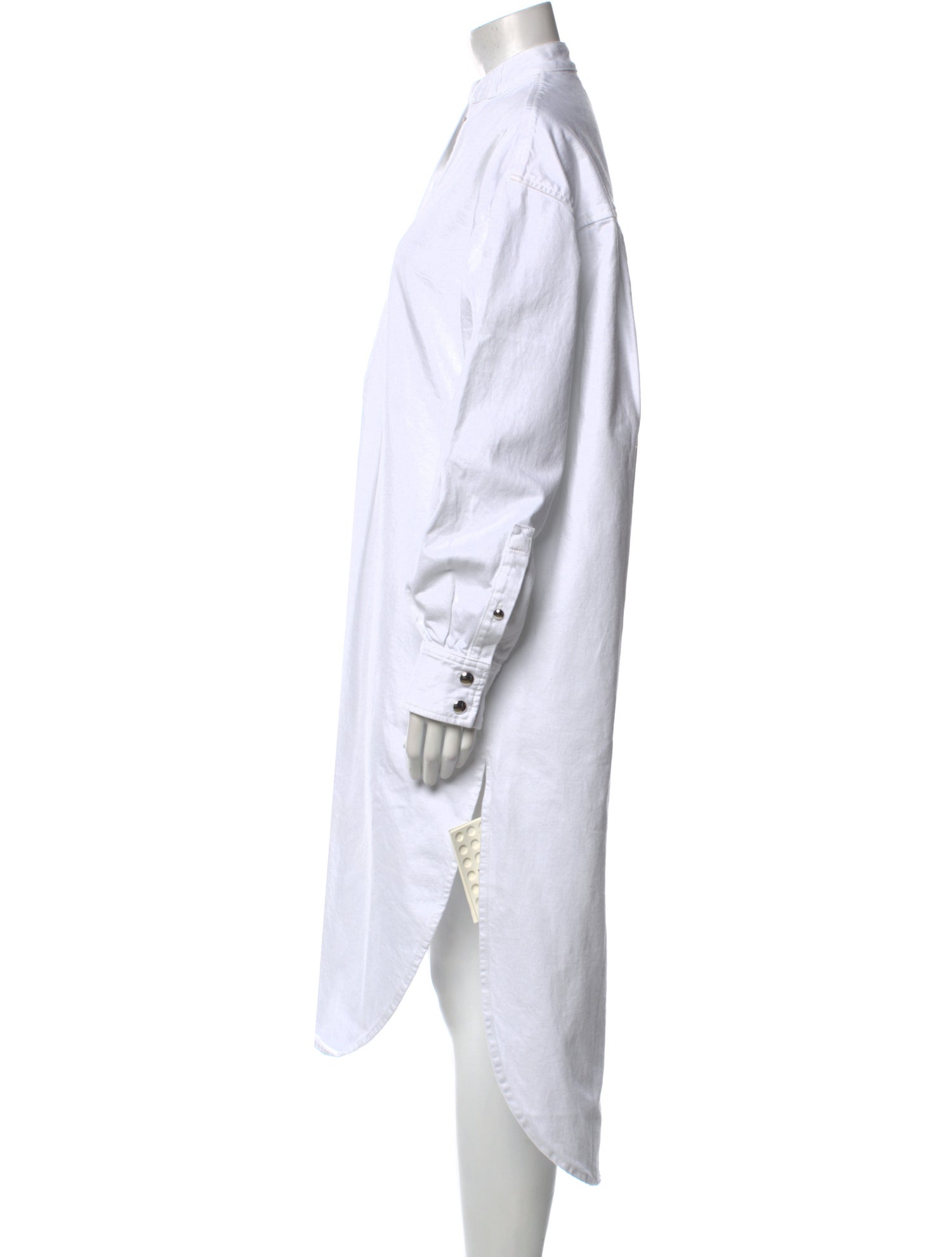 Khaite Mock Neck Midi Length Dress