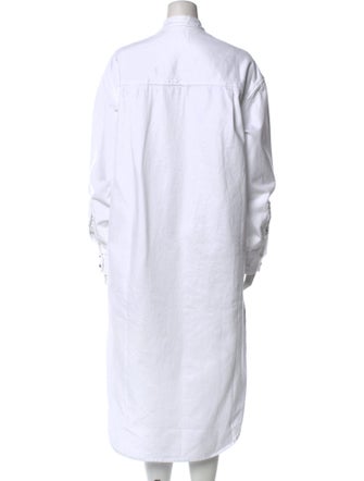 Khaite Mock Neck Midi Length Dress