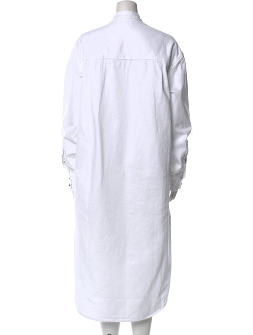 Khaite Mock Neck Midi Length Dress