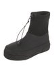 Khaite Neoprene Lace-Up Boots