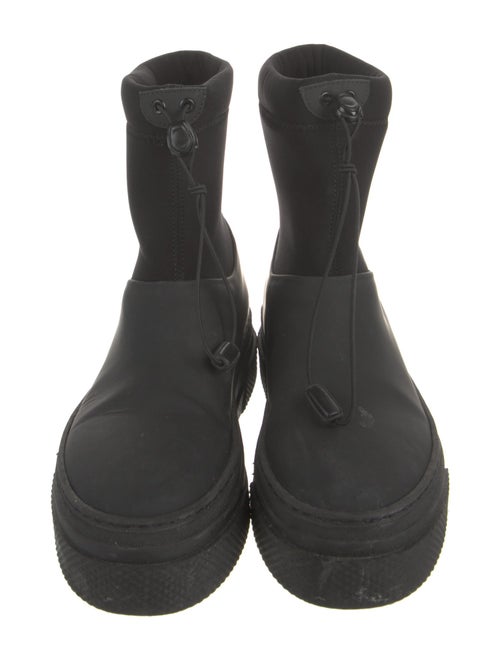 Khaite Neoprene Lace-Up Boots