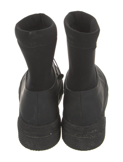 Khaite Neoprene Lace-Up Boots