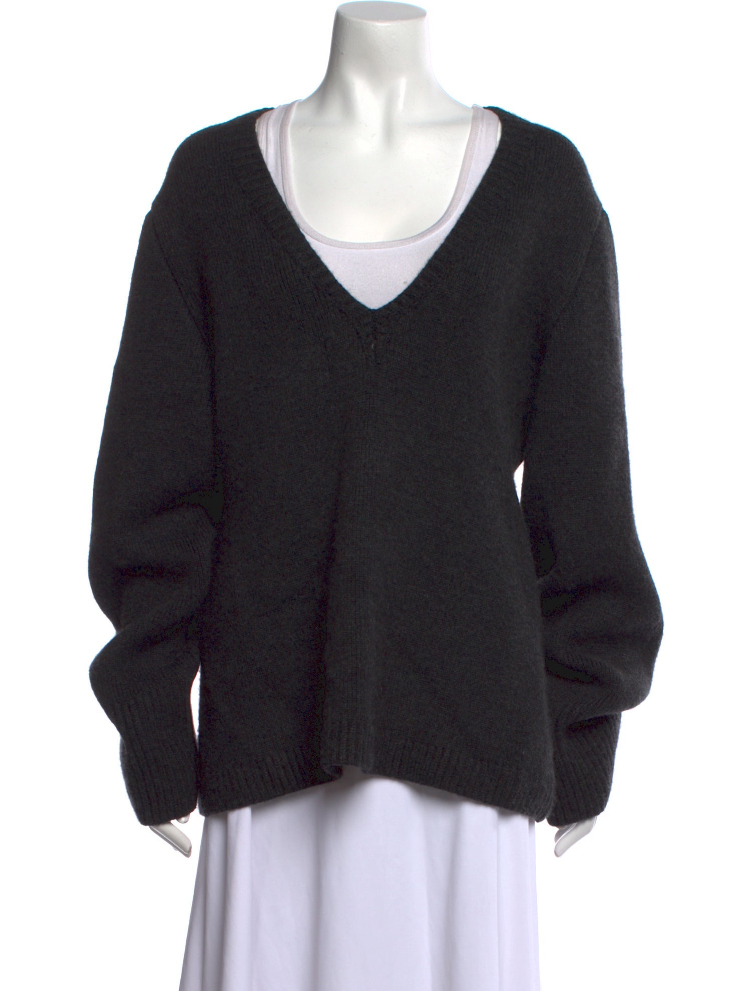 Khaite Cashmere V-Neck Sweater