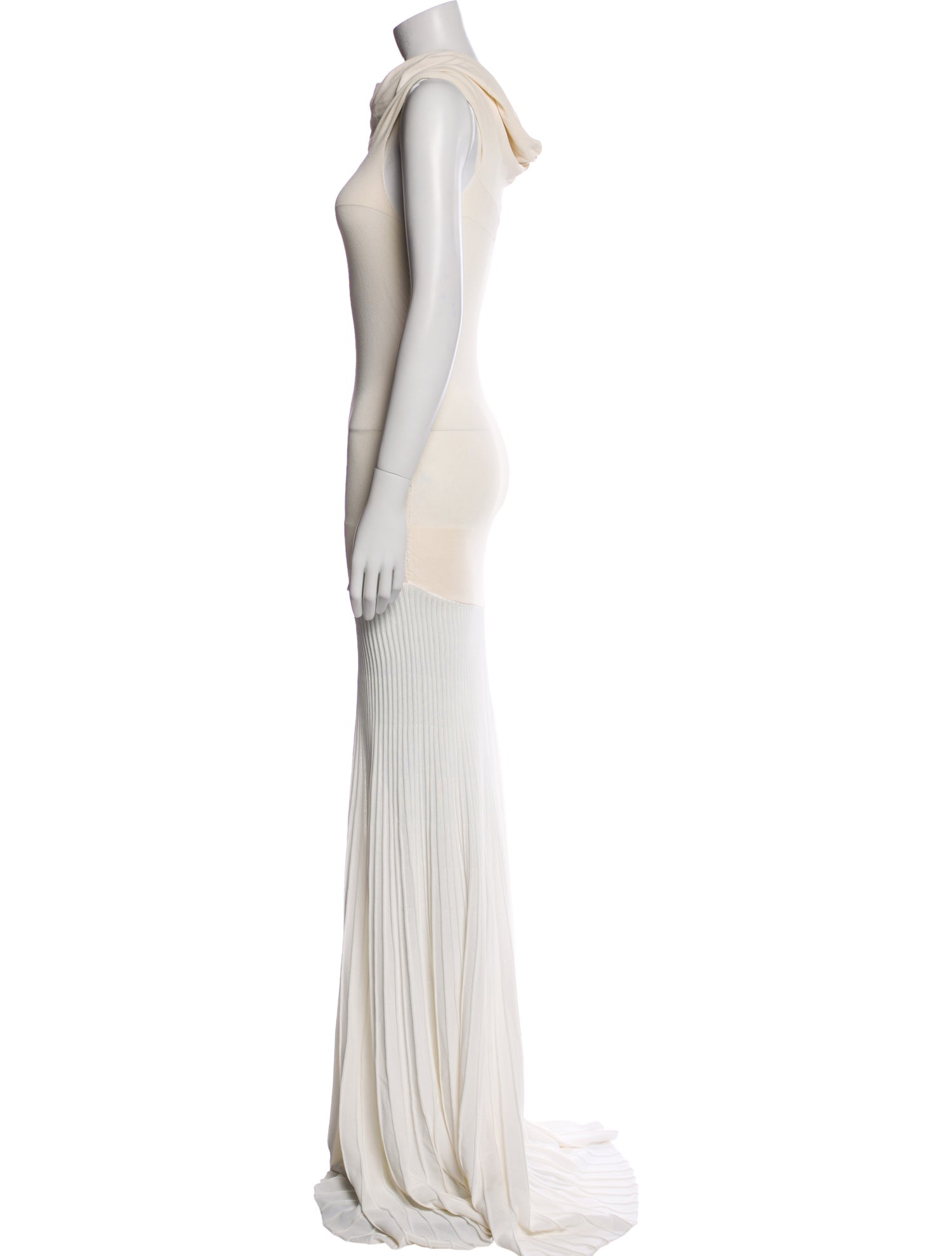 Khaite Cowl Neck Long Dress