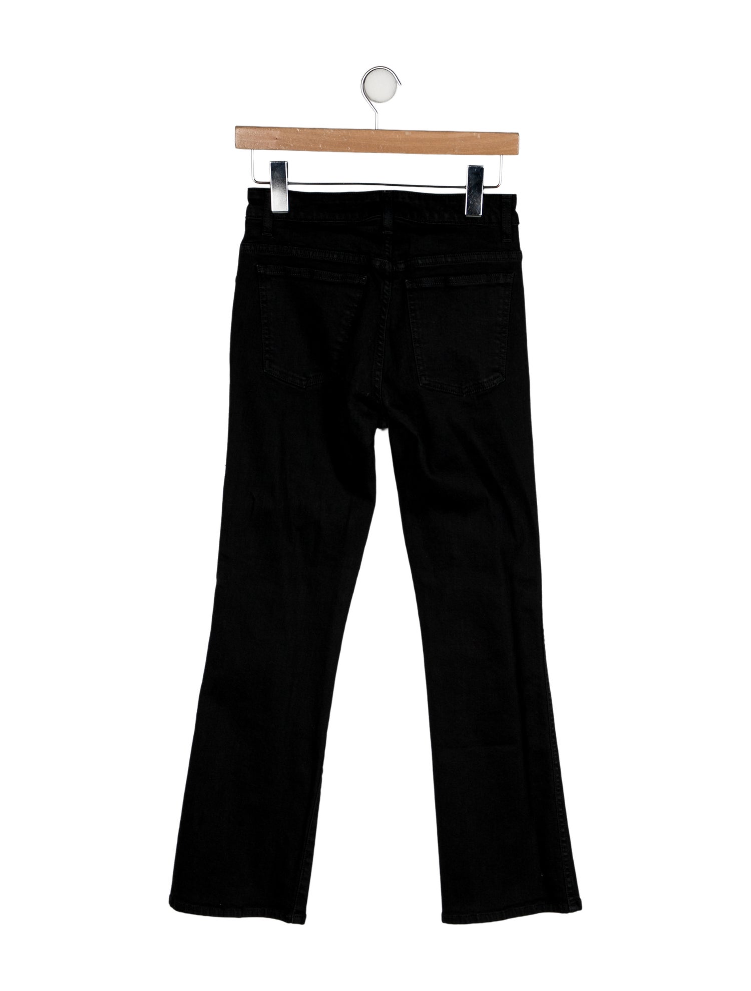 Khaite Mid-Rise Straight Leg Jeans