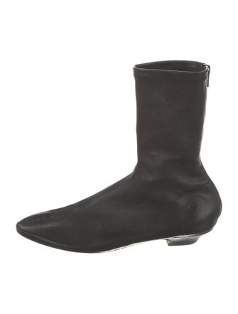 Khaite Leather Sock Boots