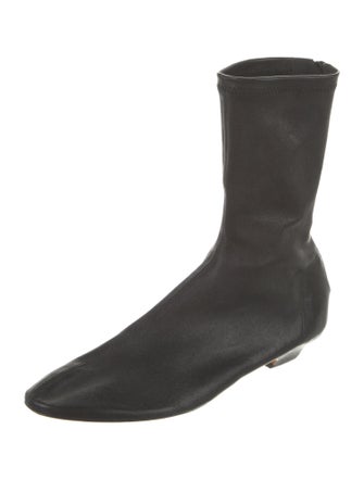 Khaite Leather Sock Boots