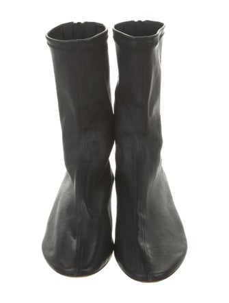 Khaite Leather Sock Boots