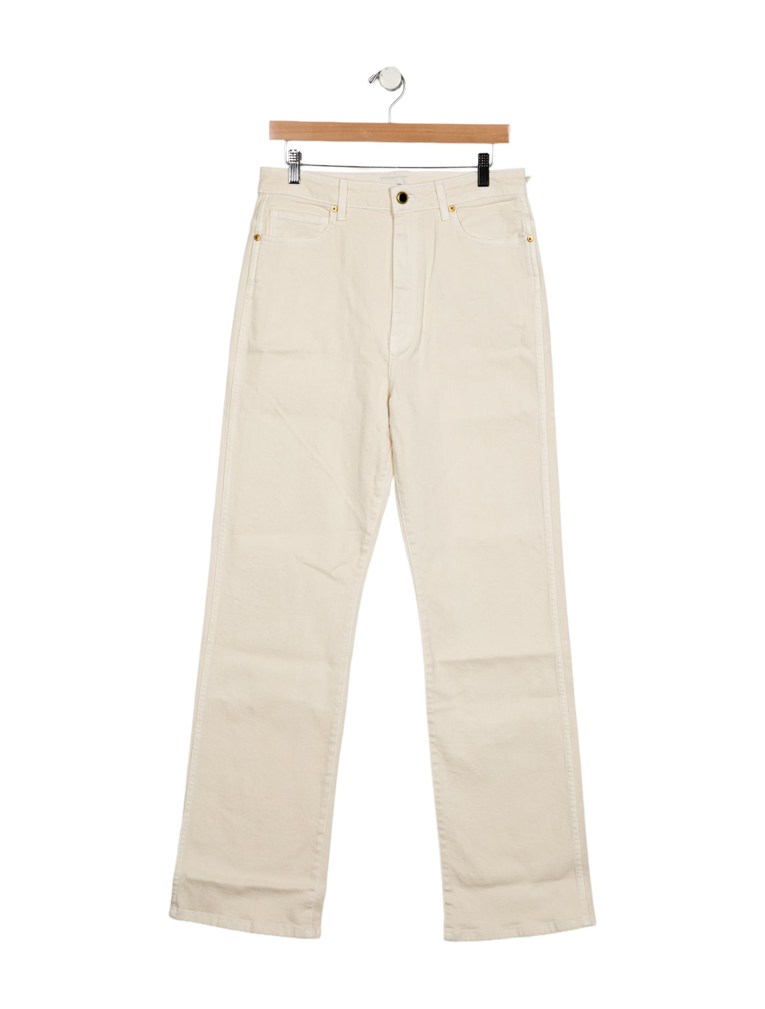 Khaite High-Rise Wide Leg Jeans w/ Tags