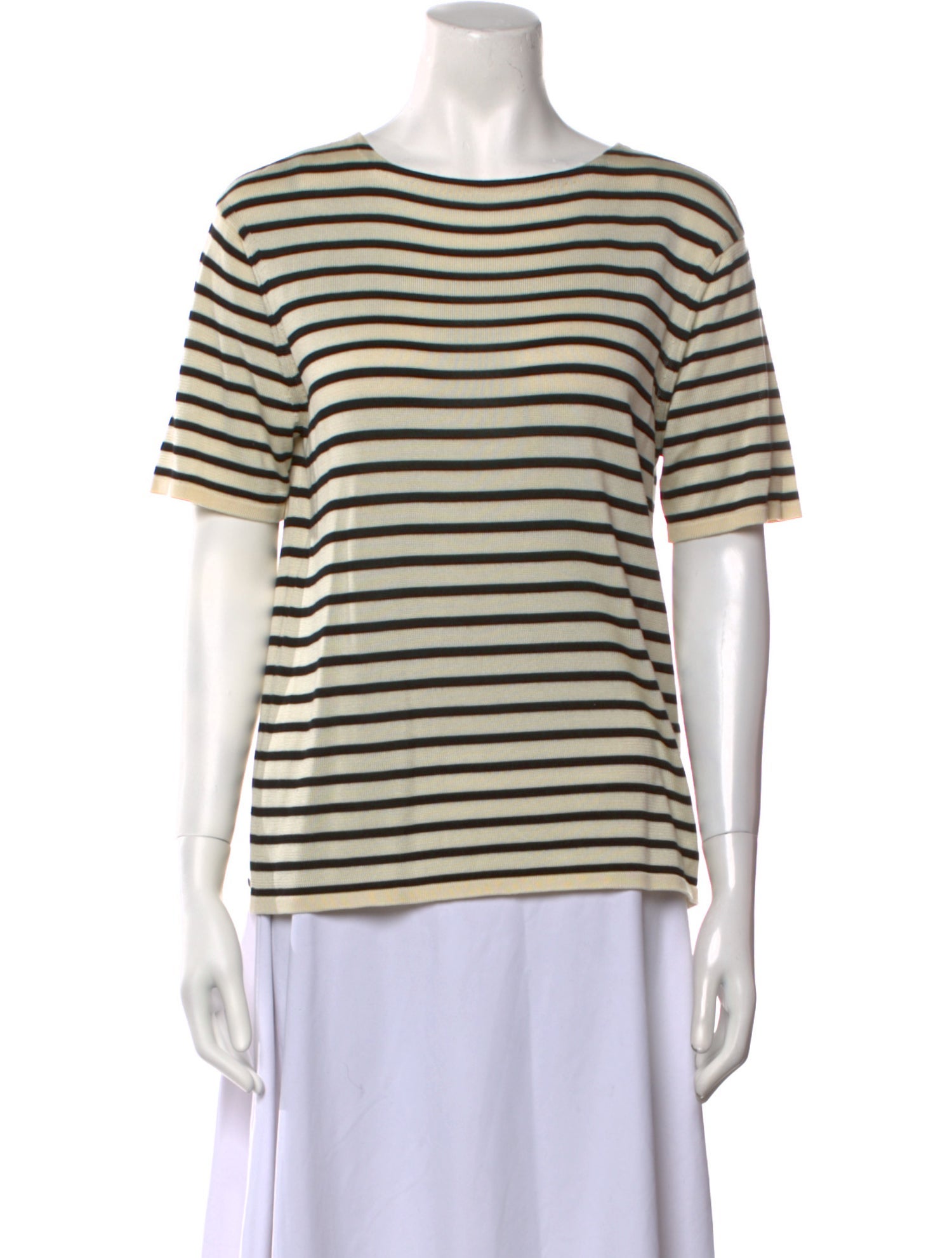 Khaite Silk Striped Sweater
