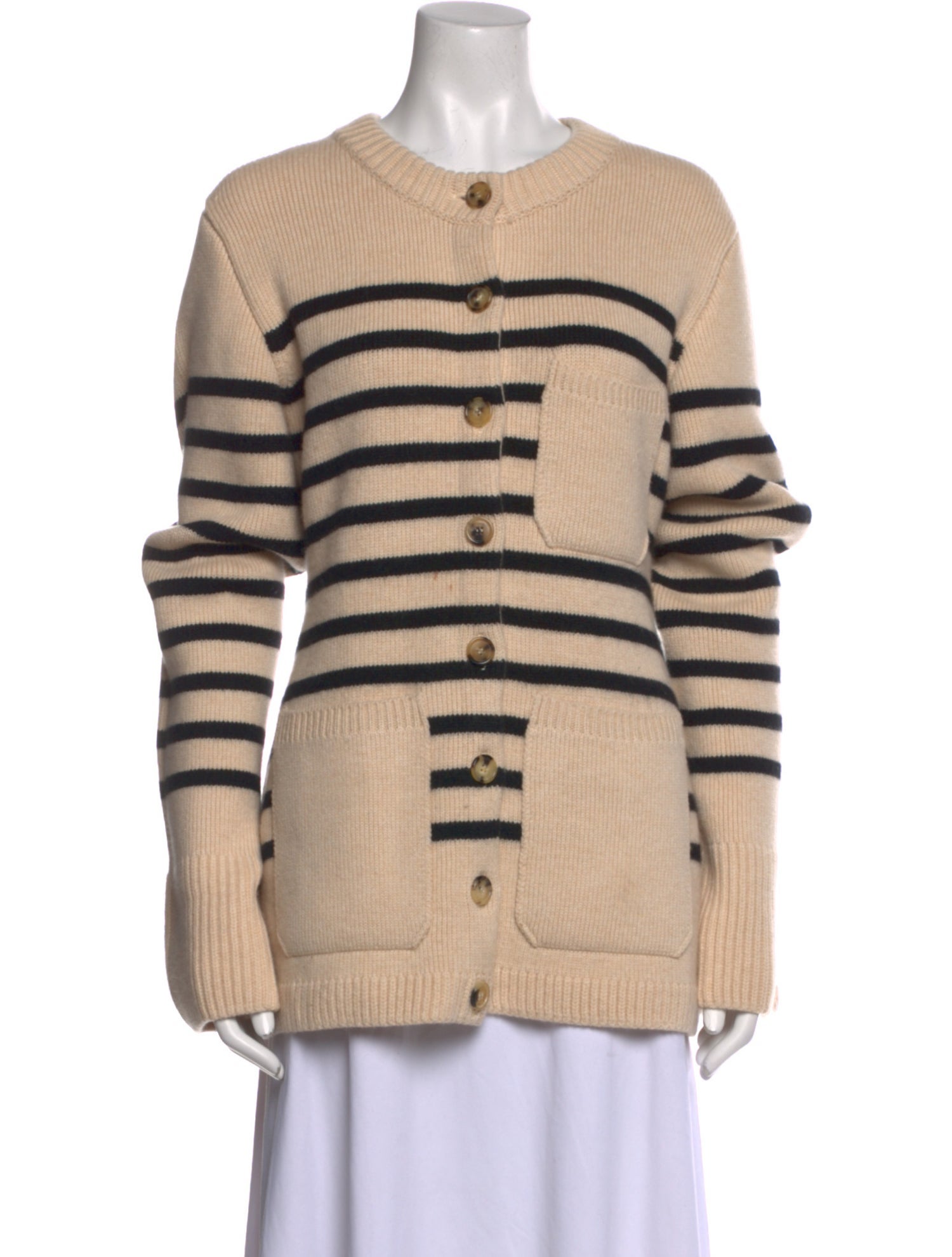 Khaite Cashmere Striped Sweater