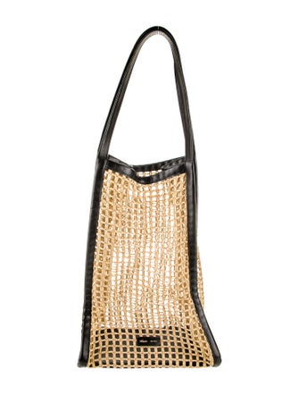 Khaite Raffia Bucket Bag