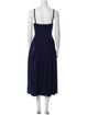 Khaite Wool Midi Length Dress