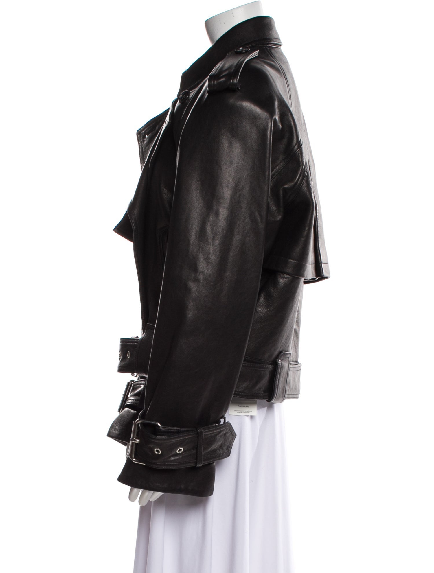 Khaite Leather Biker Jacket