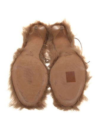 Khaite Leather Chain-Link Accents Gladiator Sandals