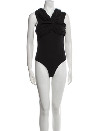 Khaite Turtleneck Sleeveless Bodysuit