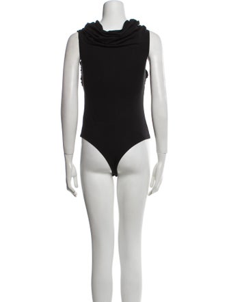 Khaite Turtleneck Sleeveless Bodysuit