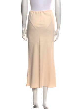 Khaite Raw-Edge Trim Midi Length Skirt