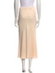 Khaite Raw-Edge Trim Midi Length Skirt