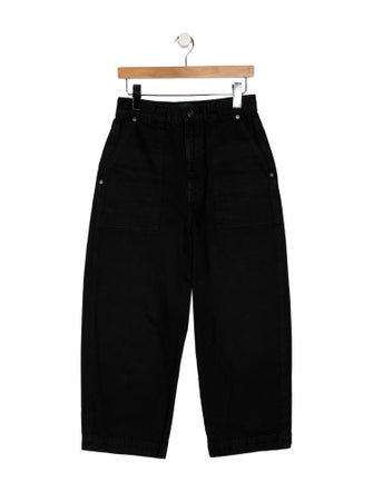 Khaite High-Rise Wide Leg Jeans