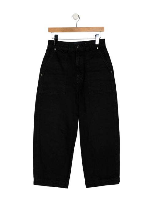 Khaite High-Rise Wide Leg Jeans