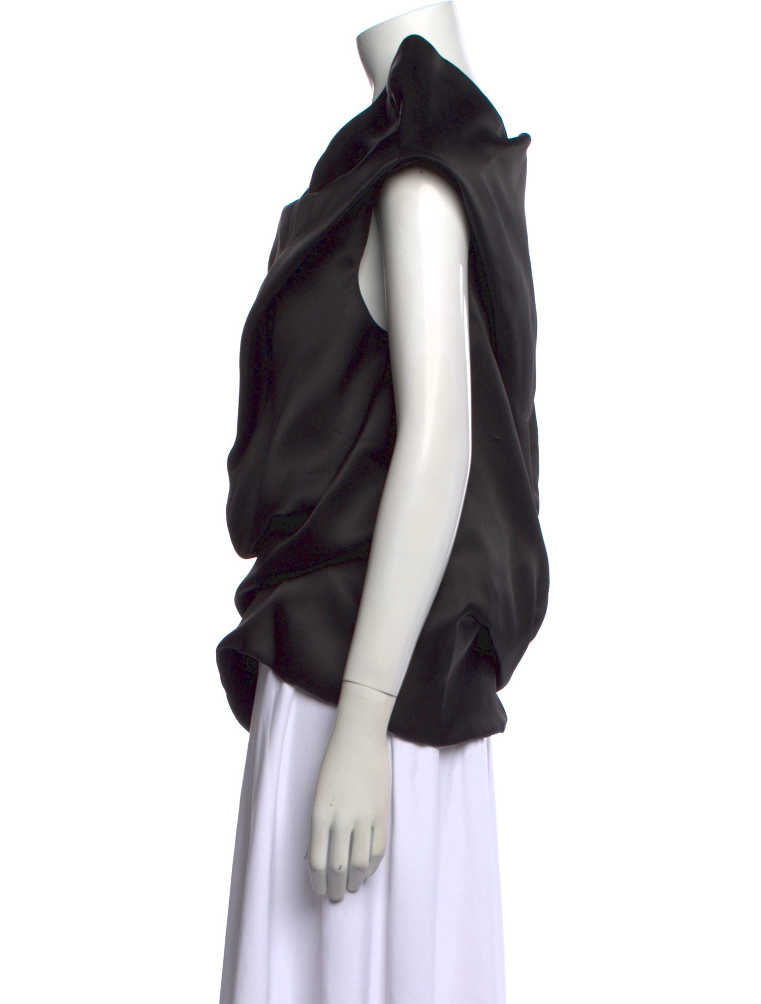 Khaite Silk Cowl Neck Top w/ Tags