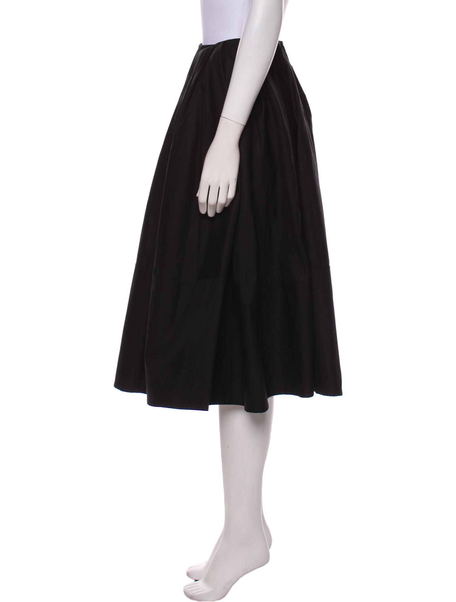 Khaite Ruffle Embellishment Midi Length Skirt