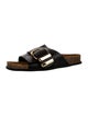 Khaite Leather Slides